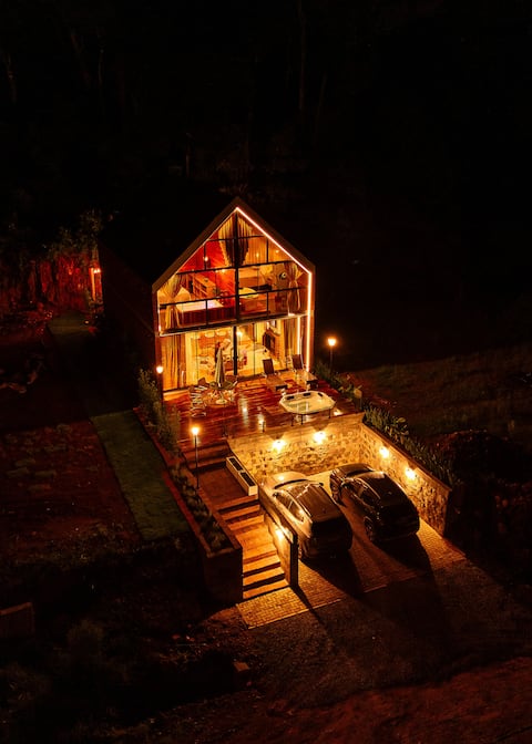 Cabin with 3 whirlpools.
Machadinho/Termas