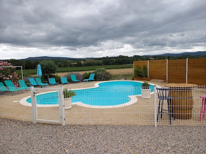 Aux Terrasses De  Pauligne  Gite - Carcassonne