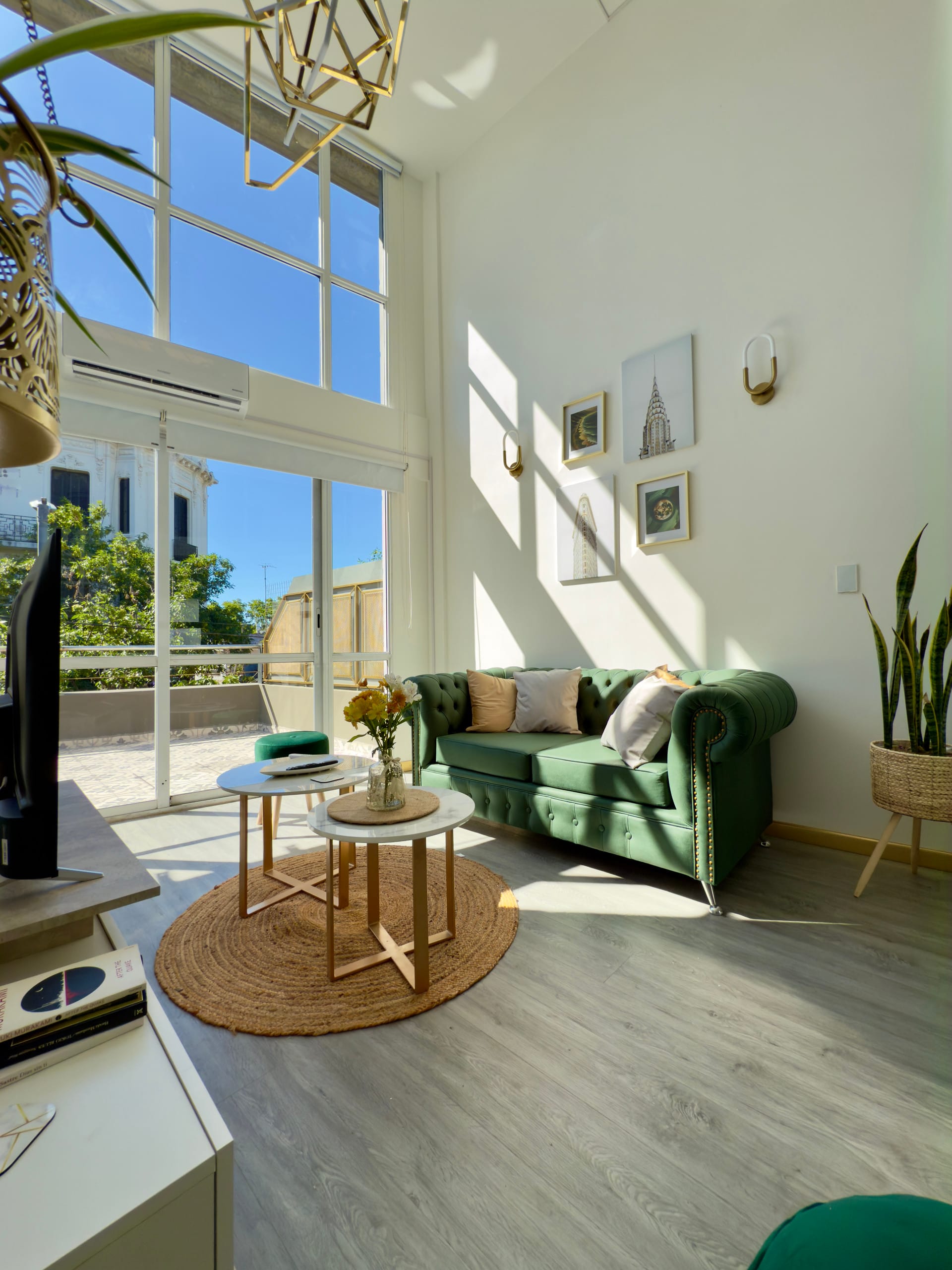 Loft mobiliado de 1 quarto em Palermo, na Plaza Serrano