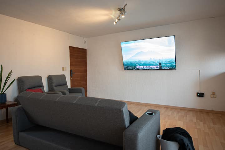 Apartment, 5 Min To Bbva, Panoramic View - メキシコ グアダルーペ