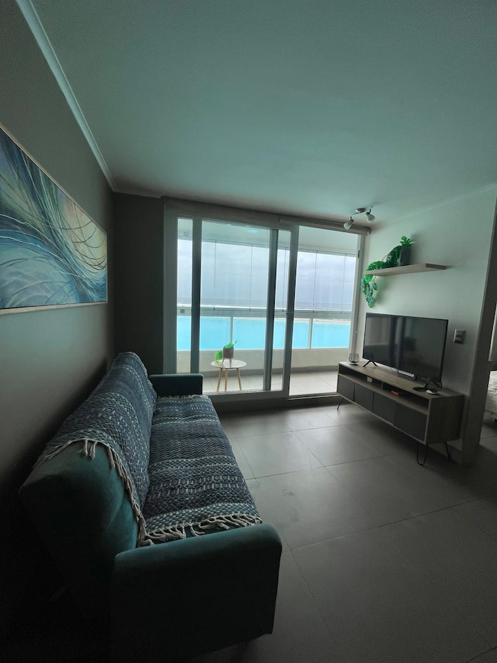 Departamento Con Vista Al Mar, En Laguna Del Mar - La Serena
