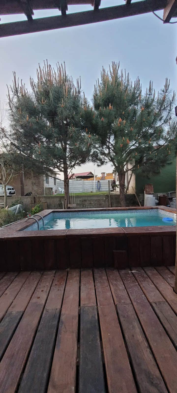 House with heated pool.