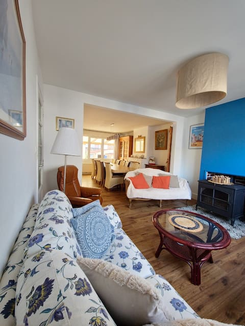 Successful Airbnb property: Large family vacation home for 13 people in Bray Dunes