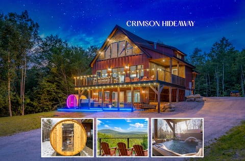 Slp 16*Pano Views*Hot Tub*Sauna*Game Room*Dogs OK