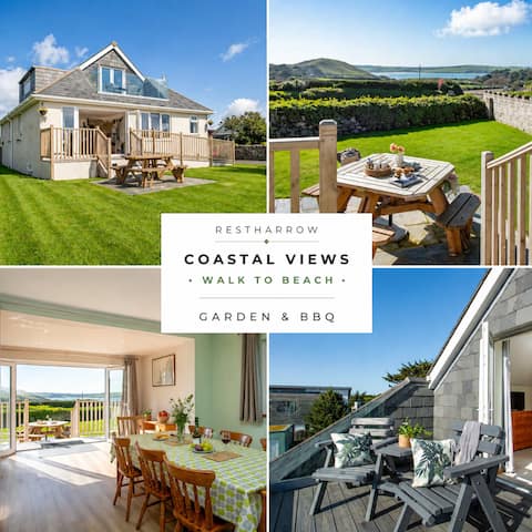 Coastal Home • Sea Views • Walk to Daymer Bay