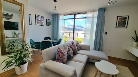 Inti Penthouse | Terrace with Panoramic Cusco View