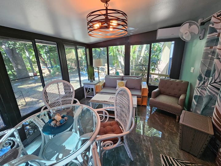 Solárium con sofá cama pequeño ideal para niños