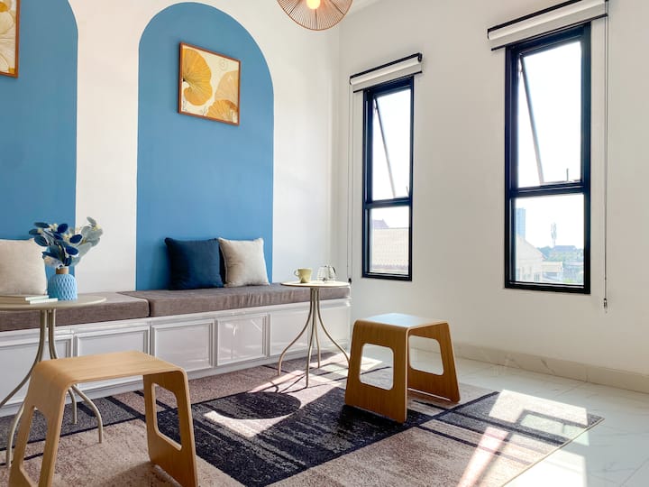 Warmly Beige Studio, Common Living Space - Vientiane