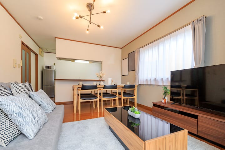 Tenjin Sta 20 Min By Car/free Cps/10ppl/3bdr/85㎡ - 福岡県