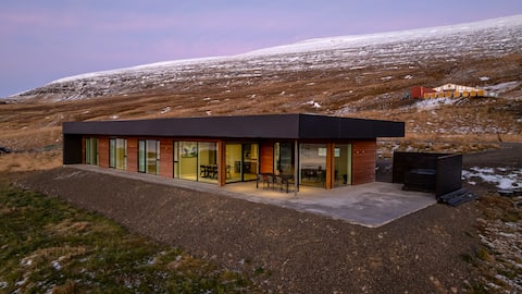 Modern Villa in Akureyri with hot tub