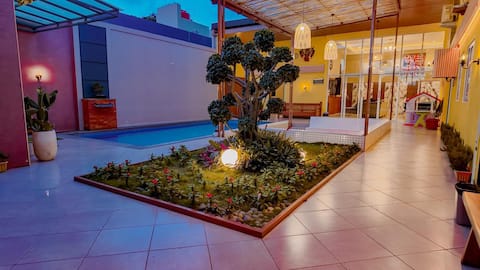 Moon Castle (Full AC) Private Pool Side Karaoke