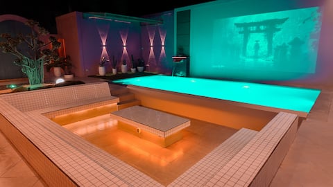 Moon Castle (Full AC) Private Pool Side Karaoke