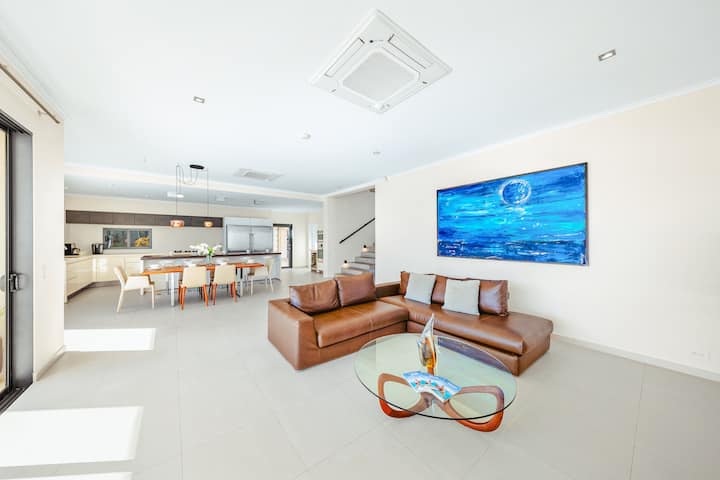 New Luxury Villa|pool|bbq|palapa|3 Min>eagle Beach - Aruba