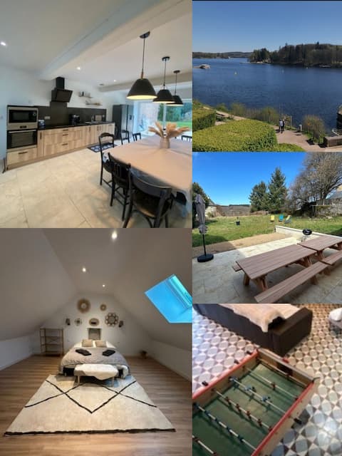 The Nataloup-Morvan gîte towards Lake Settons