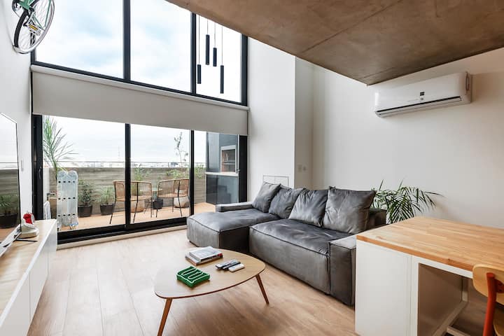 Loft con vista panorámica en Villa Ortúzar