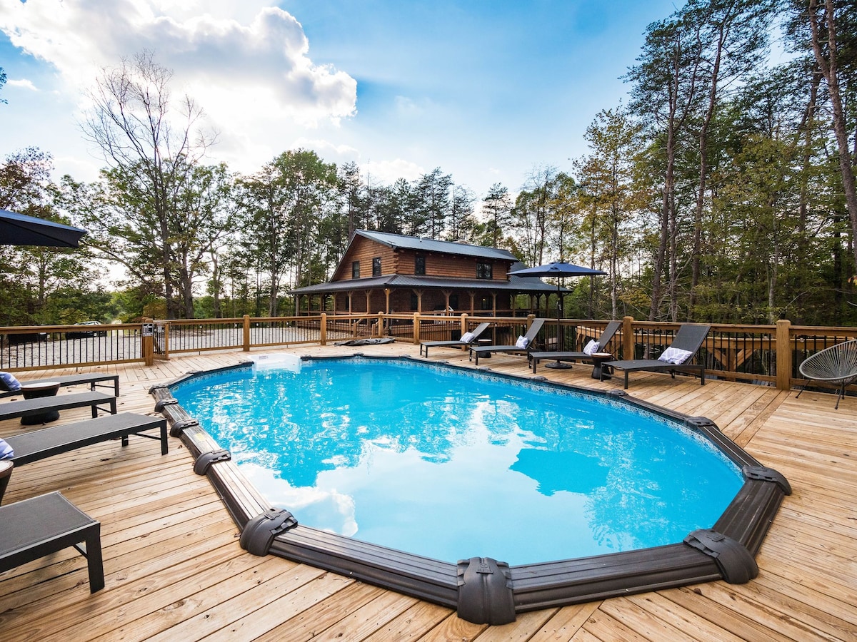 Pickelball Court~Pool~Sauna~Hot Tub~Cold Plunge - Cabins for Rent