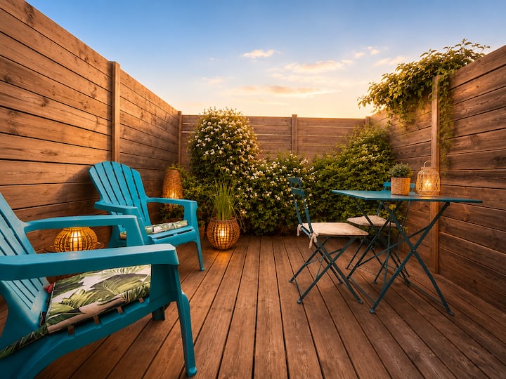 L'echappée Zen : Studio Avec Terrasse - La Rochelle