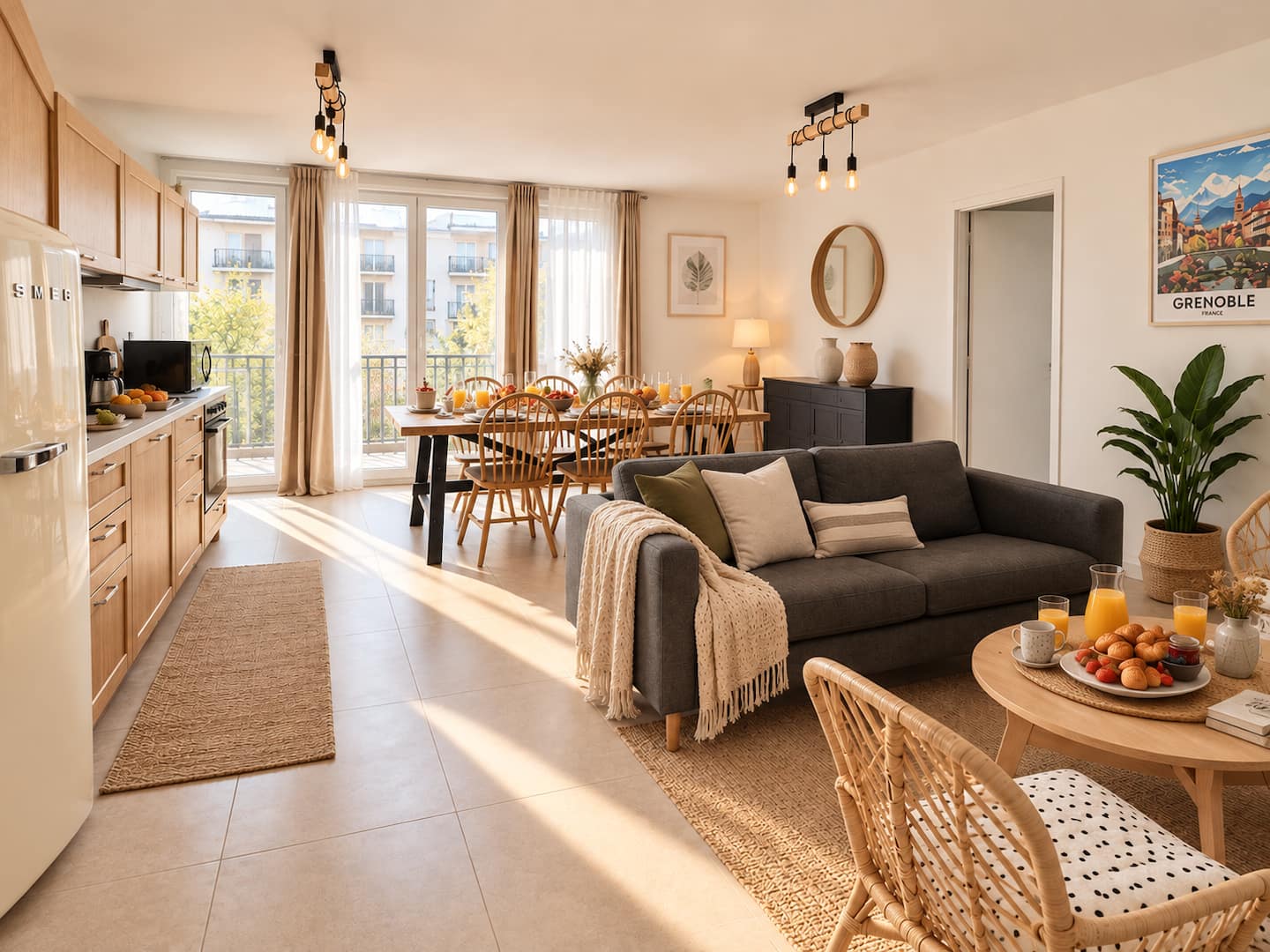 3 chambres | Central | Tram | Le Chavant — Grenoble