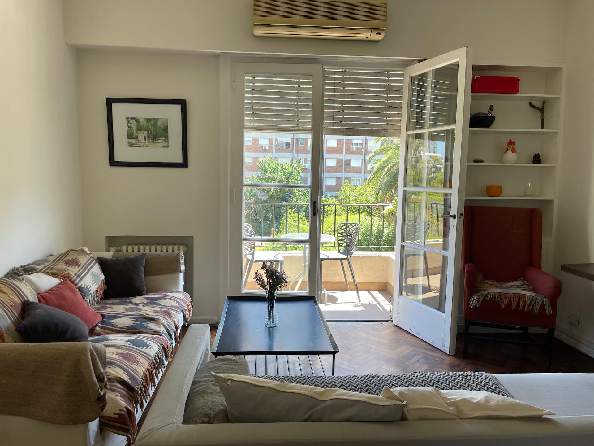Apartamento de 1 quarto em Belgrano com varanda