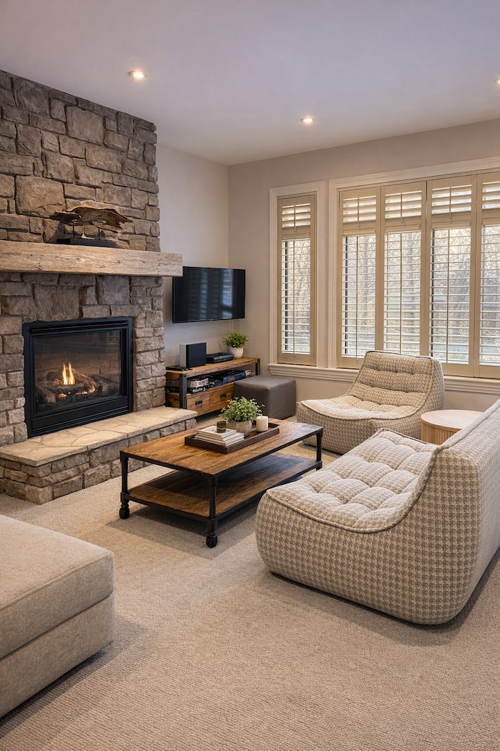 საძინებელი სარდაფში, რომელშიც არის გასაშლელი საწოლი (150‑179 სმ)