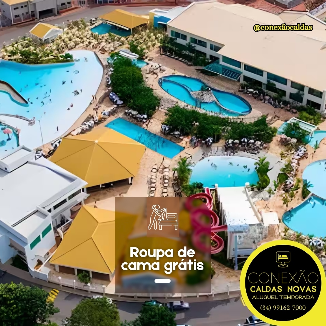 Flat no Hotel Lacqua diRoma Caldas Novas - Goiás - 2