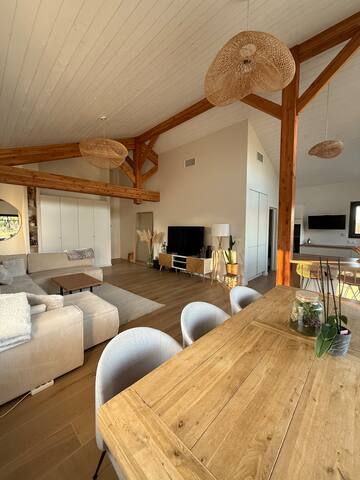 Maison de charme, vue sur vignoble Bordelais