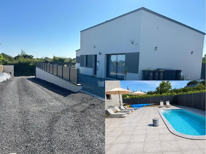 Gites Avec Accès Piscine Et Jacuzzispa,18 Pers.max - Portbail