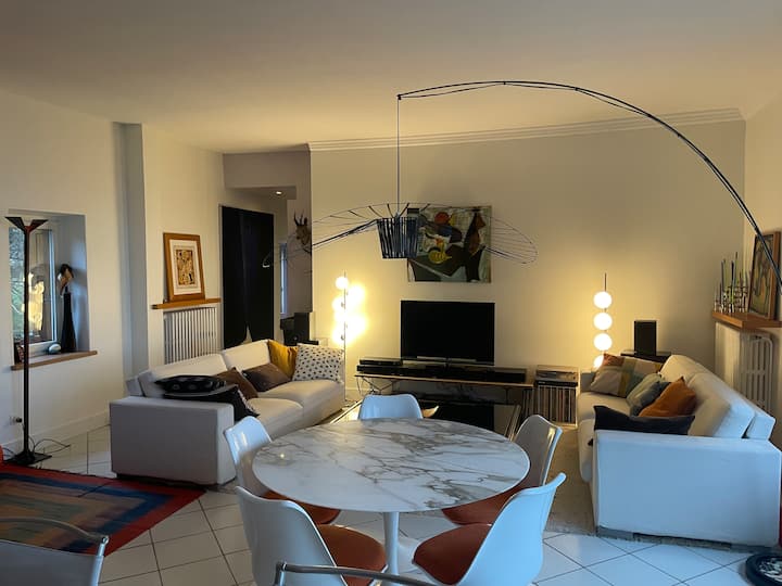 Vue Superbe Sur Lyon Confluence 110 M2 ,3 Chambres - Gare de Lyon-Perrache