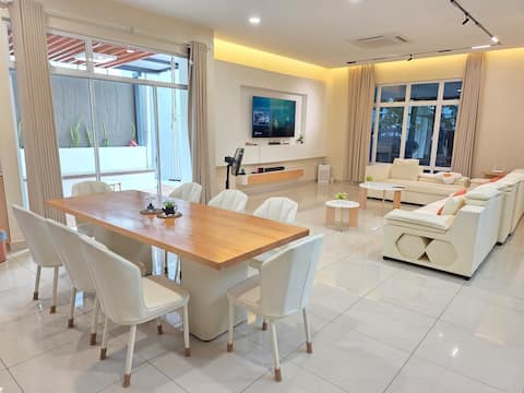 5BR•26 Pax•EVCharger•26Ft Pool•BBQ•Snoker•KTV&More