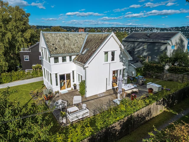 Lekkert hus på Malmøya i Oslo