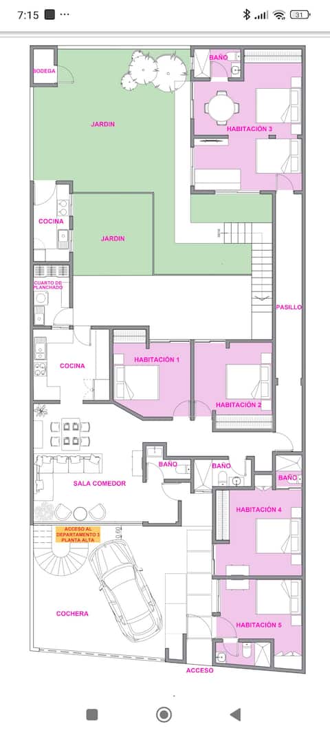 8. Casa Yuriko | families and groups near the CCCO