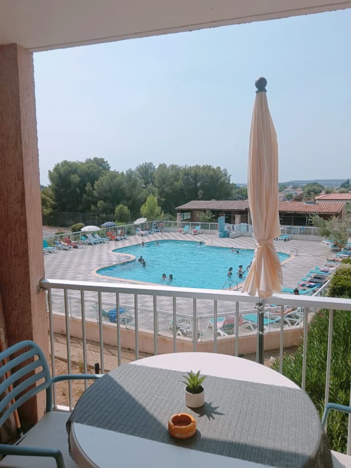 Le Coton Studio Piscine Wifi Climatisation - Balaruc-les-Bains
