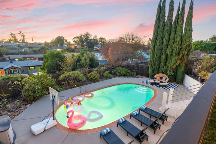 Stay&Play SDSU- Pool •HotTub •GameRoom •SunsetView