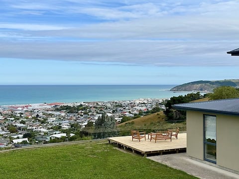 Panoramic Sea & Town View【睁眼即见太平洋 I 躺观日月同辉】