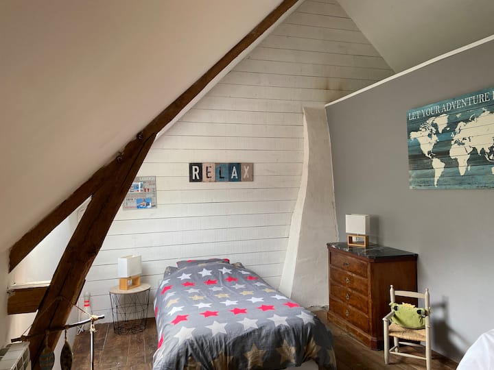 ห้องพักพร้อมเตียงเดี่ยว 2 หลัง 