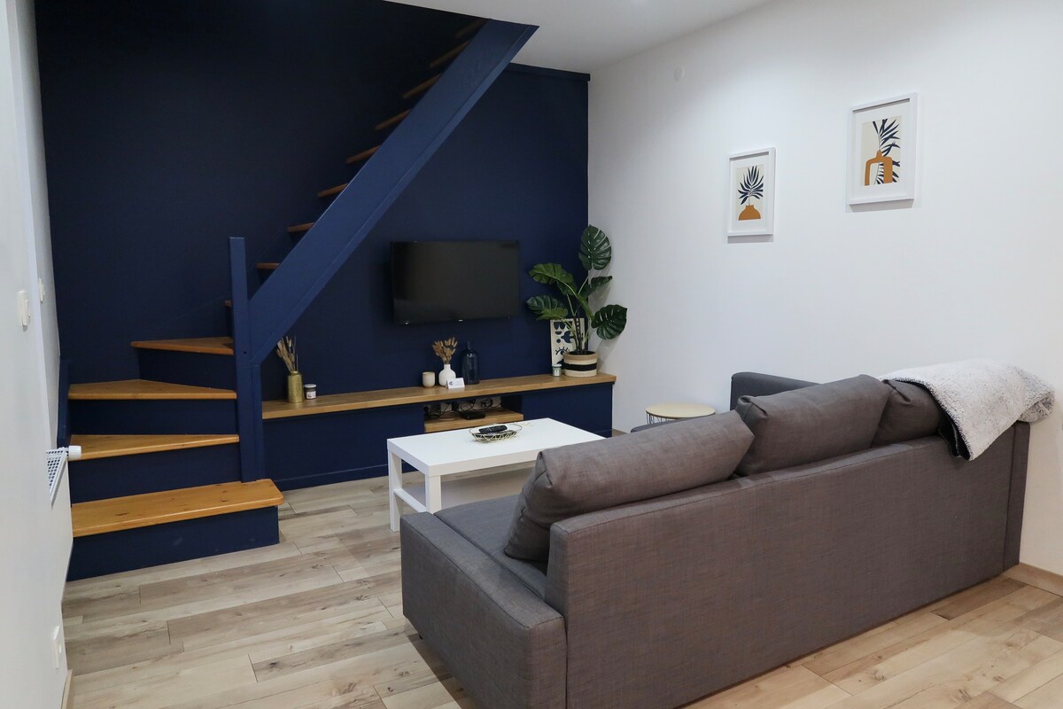 Airbnb con migliori performance: Ground floor apartment 65 m2 with inner courtyard a Vichy