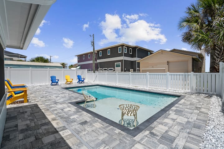 Peaceful 3br Flagler Beach Home Private Beach + - Flagler Beach