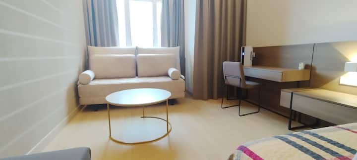 定制加大双人沙发床 