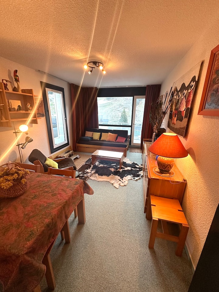 Appartement Au Pied Des Pistes Avec Terrasse - Prapoutel