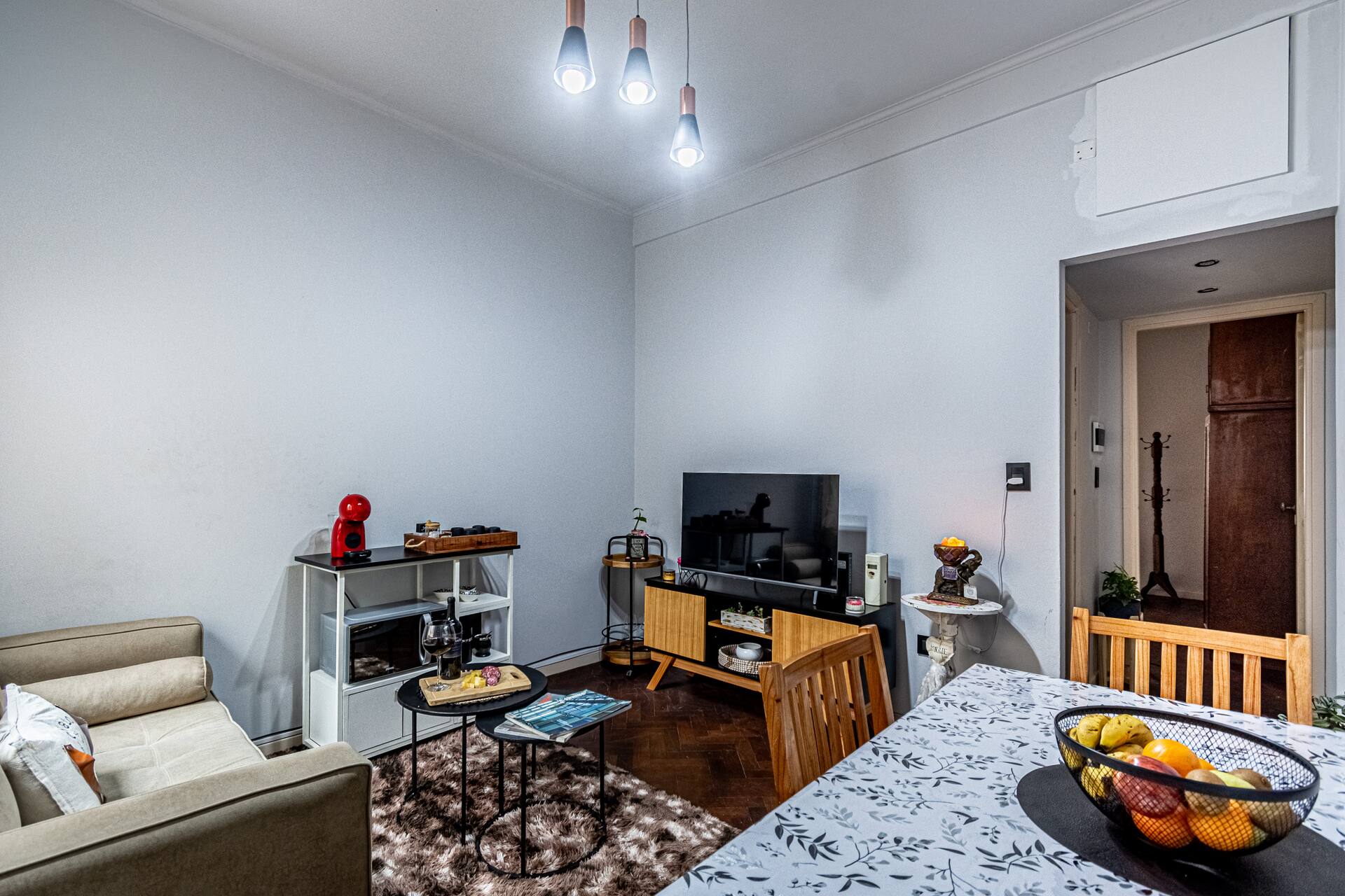 Bright furnished two-room apartment in Belgrano
