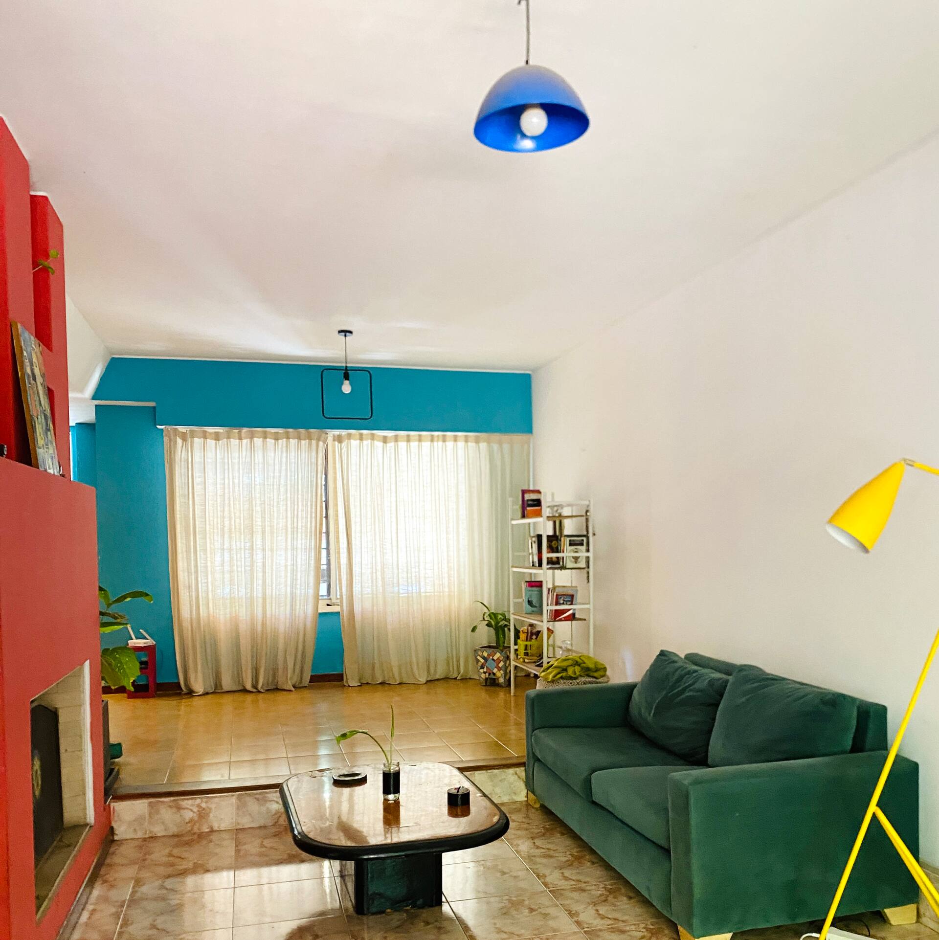 Room with en-suite bathroom and balcony in Villa Crespo