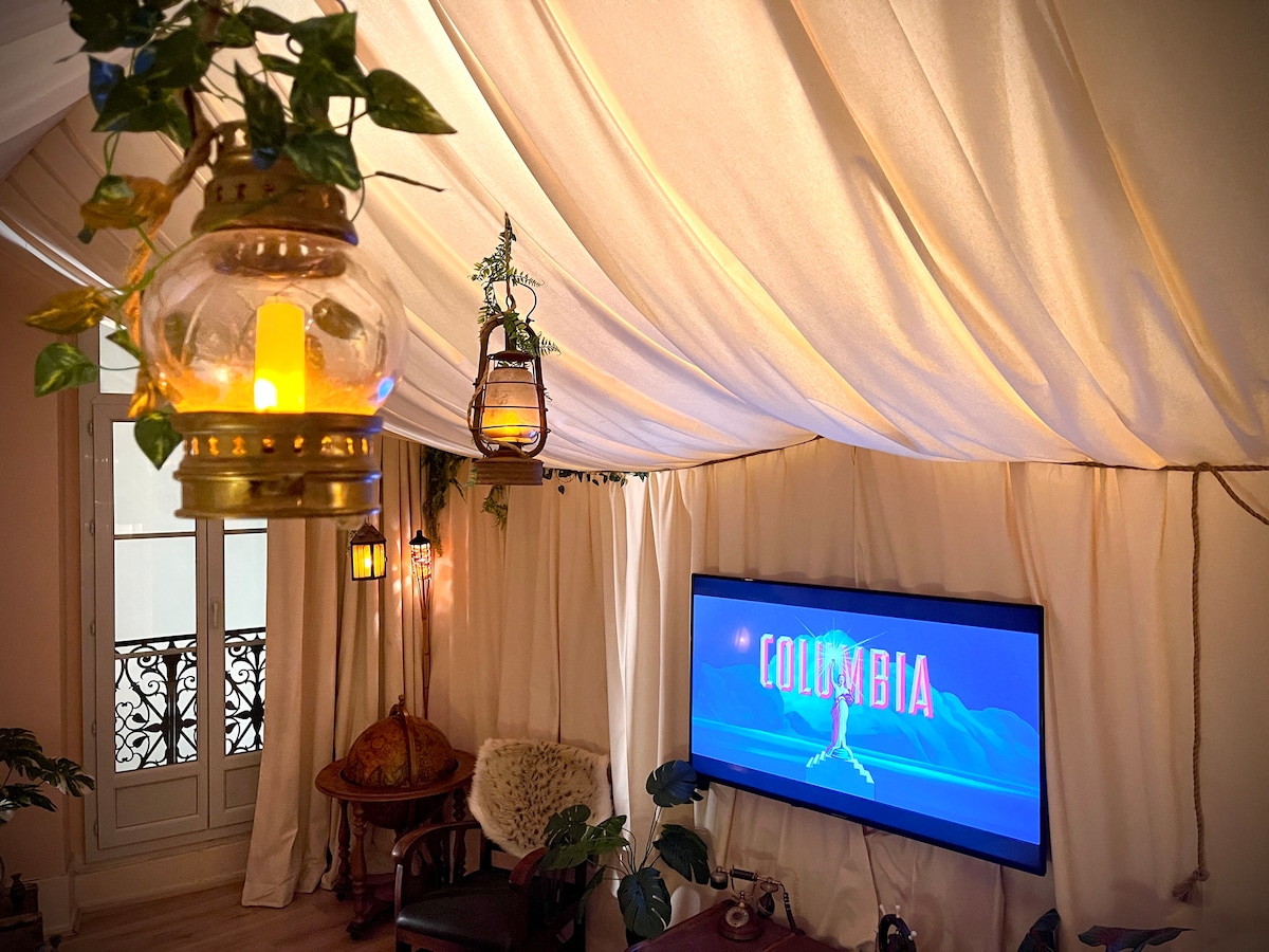 Annonce Airbnb populaire: L'Explorateur – Hyper Centre – Unusual à Dijon