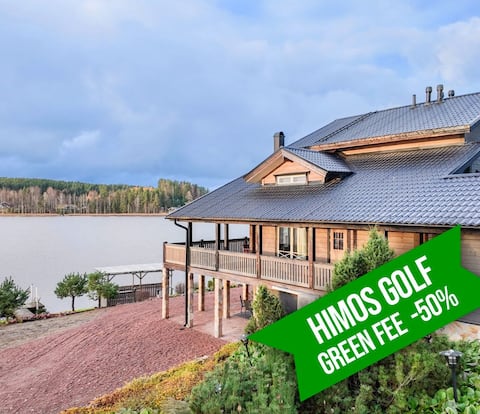 Villa at the lake shore in Himos up to 11 persons