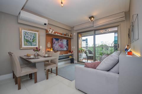 Popular Airbnb listing: Premium apartment with garage Curitiba/Batel in Batel