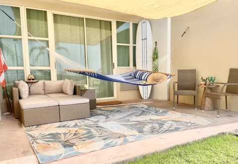 Popular Airbnb listing: Beachfront, Poolside Studio w/ Walk-out Patio in Stella