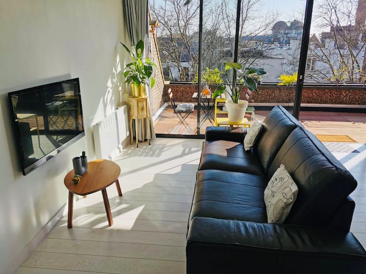 Mini Loft 60 M² With Big Terrace. Free Car Parking - Lovaina
