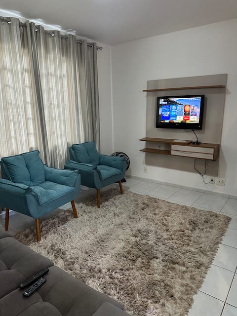 Practical house for family and pets, air conditioning in 2 bedrooms