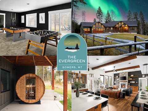 Flathead Lake + Glacier | Hot Tub + Sauna