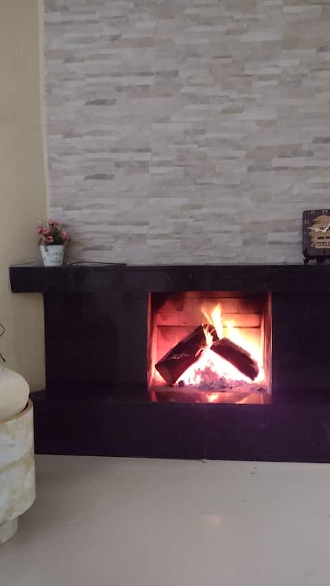 House with fireplace and pool in Morro Redondo.