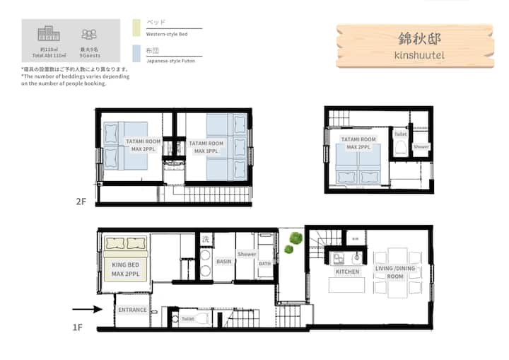 New！kinsyuーtofukuji Temple 4 Mins By Walk～machiya - Kioto